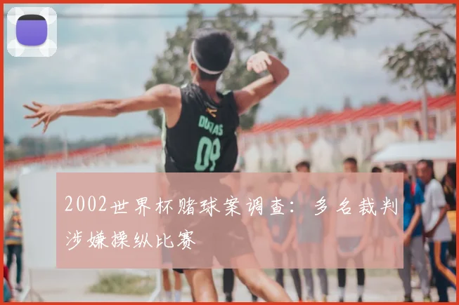 2002世界杯赌球案调查：多名裁判涉嫌操纵比赛